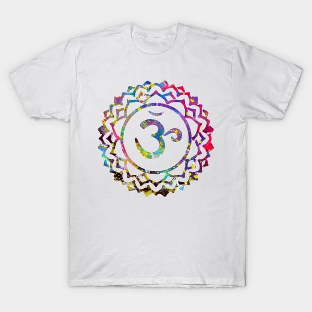 Crown Chakra T-Shirt by erzebeth